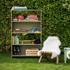 Weltevree - Rabat Plank 12 Weltevree - Rabat Plank -Meubilair Verkoopwinkel Weltevree Rabat Regal high Laerche gruen Situation 1