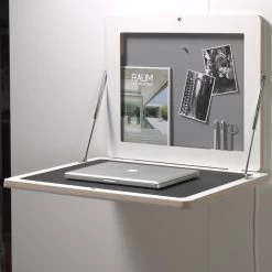 Müller Small Living - Flatframe, Wandafscheider, Wit -Meubilair Verkoopwinkel Workframe offen Linoleum weiss Ambiente 1