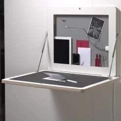 Müller Small Living - Flatframe, Wandafscheider, Wit -Meubilair Verkoopwinkel Workframe offen Linoleum weiss Ambiente 2