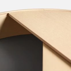 Woud - Arc Tabel -Meubilair Verkoopwinkel Woud Arc Couchtisch Eiche weiss pigmentiert Detail