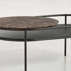 Woud - Verde Salontafel, Zwart Marmer -Meubilair Verkoopwinkel Woud Verde Couchtisch Marmor braun detail