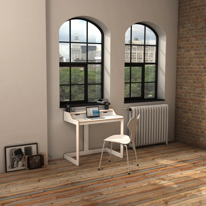 Müller Small Living - Plane Bureau, Wit 8 Müller Small Living - Plane Bureau, Wit - Afbeelding 8