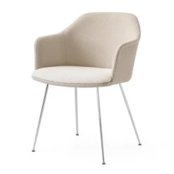 &Tradition & Tradition - Rely HW36 Fauteuil, Chroom / Karakorum 001