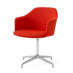 &Tradition & Tradition - Rely HW41 Fauteuil, Gepolijst Aluminium / Kvadrat Vidar 542