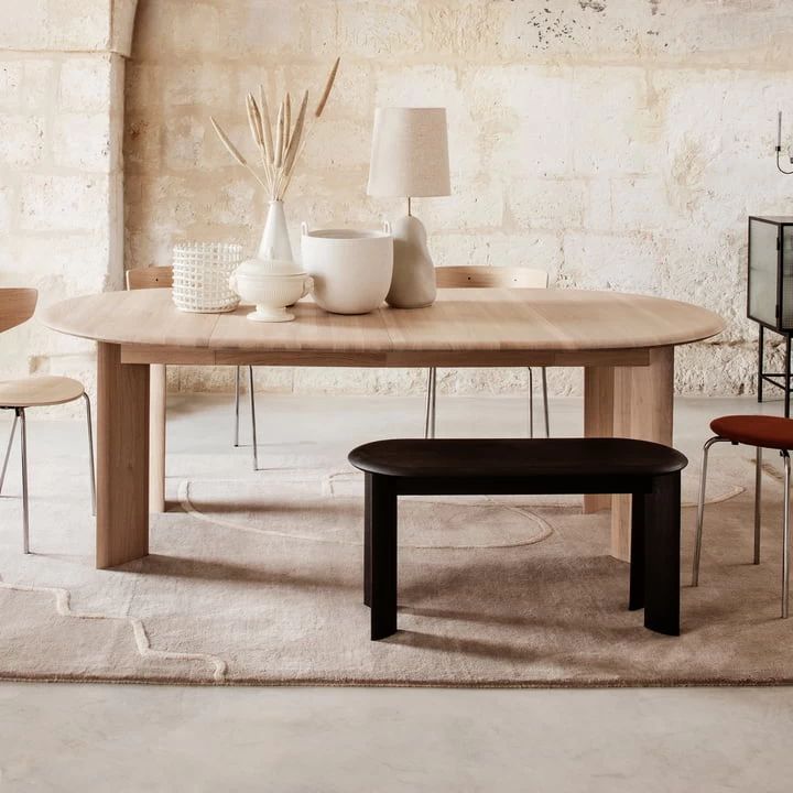 Ferm Living - Bevel Uitschuifbare Tafel 3 Ferm Living - Bevel Uitschuifbare Tafel - Afbeelding 3