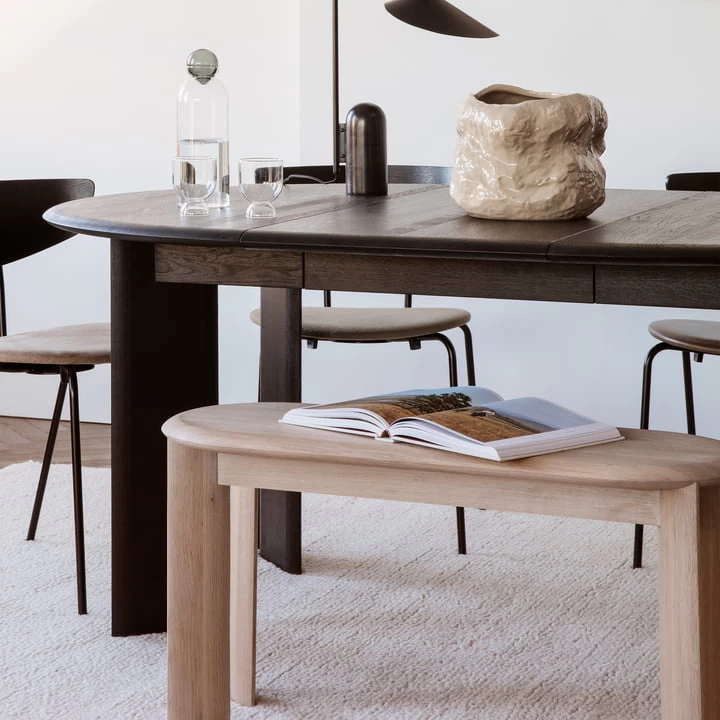 Ferm Living - Bevel Uitschuifbare Tafel 2 Ferm Living - Bevel Uitschuifbare Tafel - Afbeelding 2