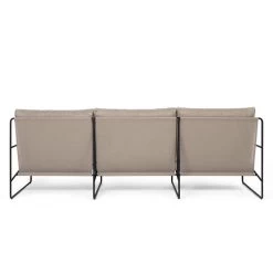 Ferm Living - Desert Dolce Outdoor Sofa 11 Ferm Living - Desert Dolce Outdoor Sofa -Meubilair Verkoopwinkel ferm Living Desert Outdoor 3 Sitzer Sofa schwarz dark sand Ruck