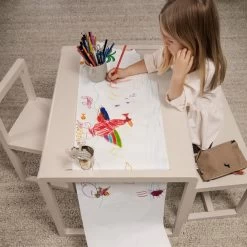 Ferm Living - Little Architect Bank -Meubilair Verkoopwinkel ferm Living Little Architect Bench beige Tisch Stuhl Ambientepg