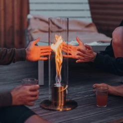 Höfats - Spin Tafelbrand -Meubilair Verkoopwinkel hoefats Spin Tischfeuer 120 gold Situation 1