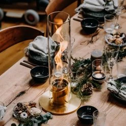 Höfats - Spin Tafelbrand -Meubilair Verkoopwinkel hoefats Spin Tischfeuer 120 gold Situation Winter