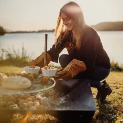 Höfats - Triple Vuurschaal -Meubilair Verkoopwinkel hoefats Triple Feuerschale Ambiente 2022