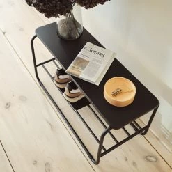 Yunic - R50 Schoenbank -Meubilair Verkoopwinkel yunic R50 Schuhbank schwarz Situation 2