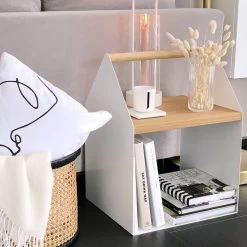 Yunic Tiny Haus - Bijzettafel, Wit -Meubilair Verkoopwinkel yunic Tiny House 1 janina mirjam